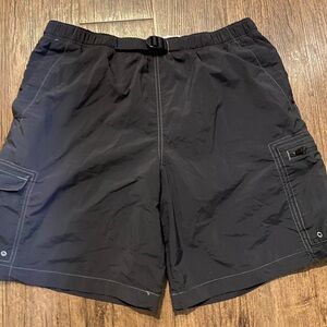 Columbia Black Utility Shorts
